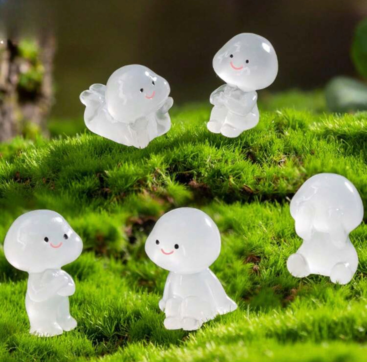 Mushroom People Luminous Miniature Figure