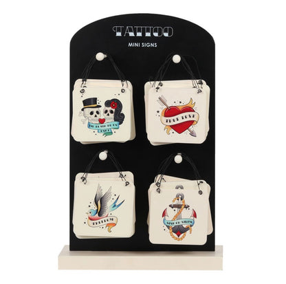Tattoo Mini Hanging Signs