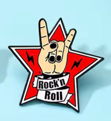 Rock ‘n Roll Pin Badge