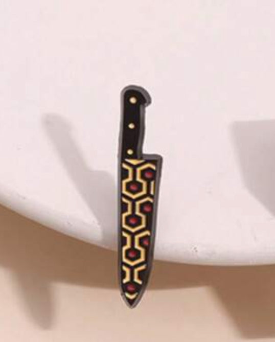 The Shining Knife Pin Badge