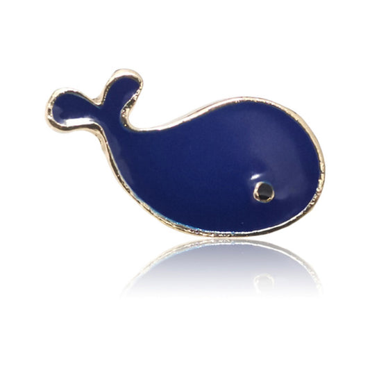 Cute Whale Pin Badge