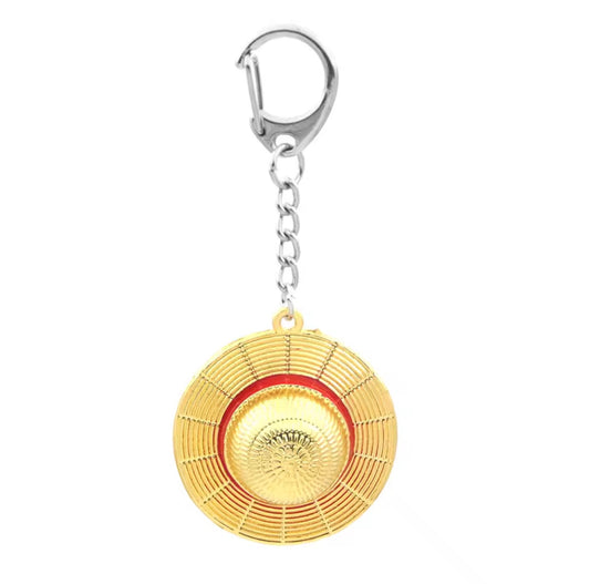 One Piece Straw Hat Keychain