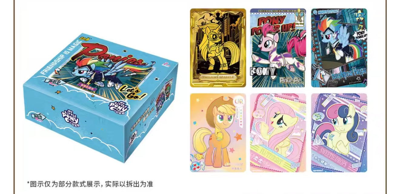 My Little Pony Ponies Let’s go! Trading Card Pack (Rainbow Dash Heroes)