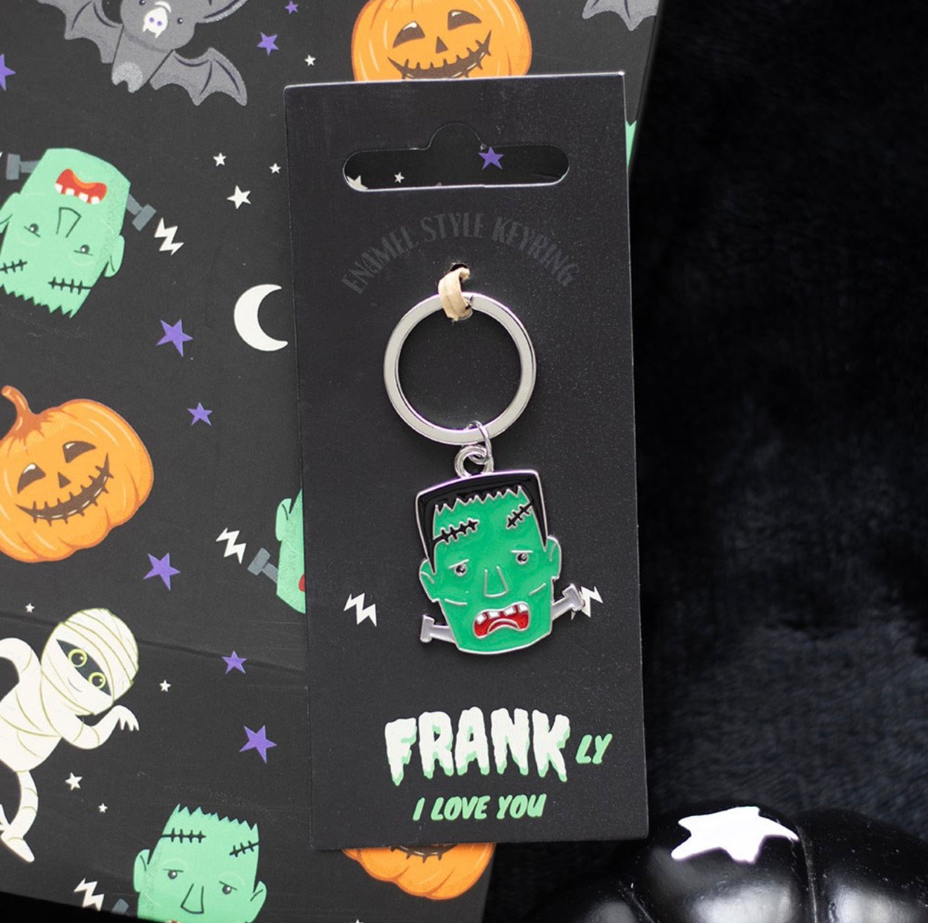 Frankenstein Enamel Keychain