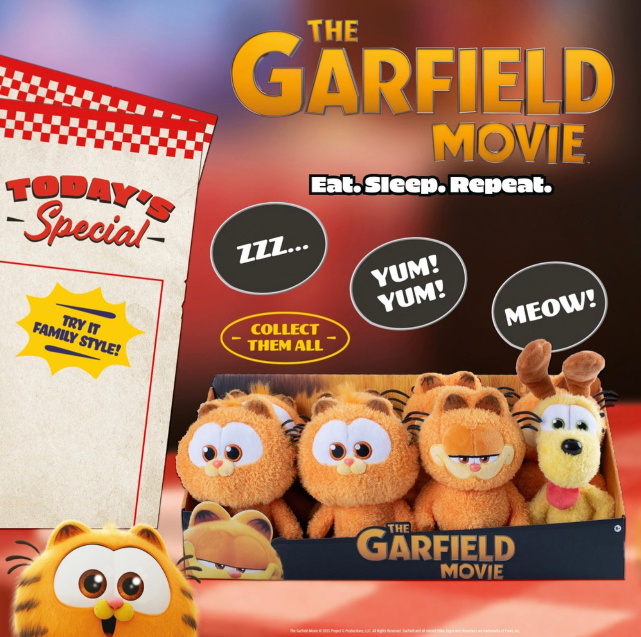 Garfield 20cm Plush Assortment