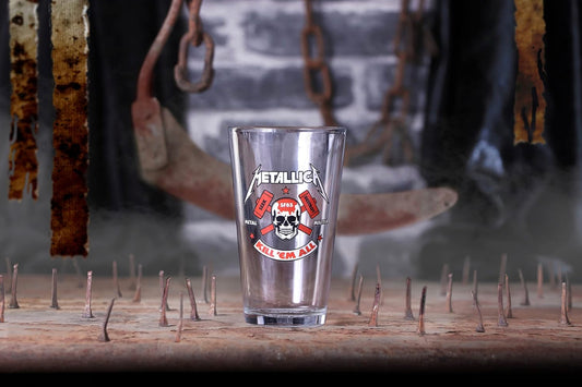 Metallica Drinking Glass