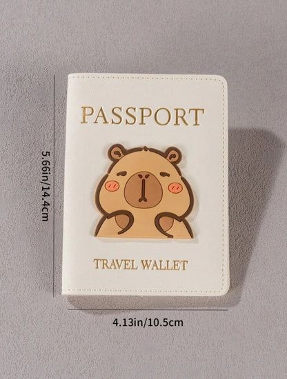 Capybara Passport Travel Wallet