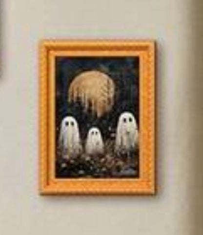 Ghost Mini Framed Print Fridge Magnet
