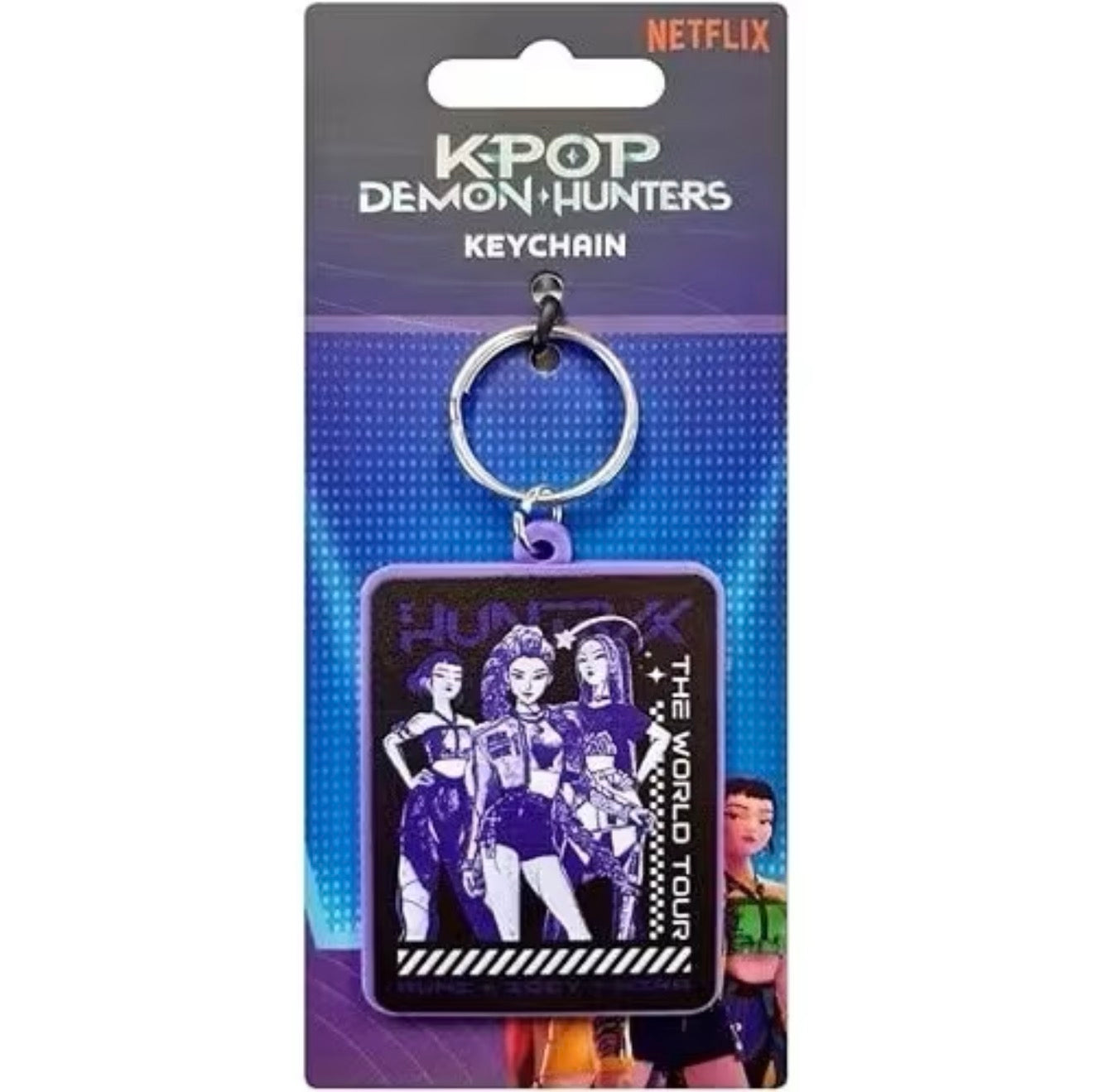 K-Pop Demon Hunters Huntrix The World Tour Keychain