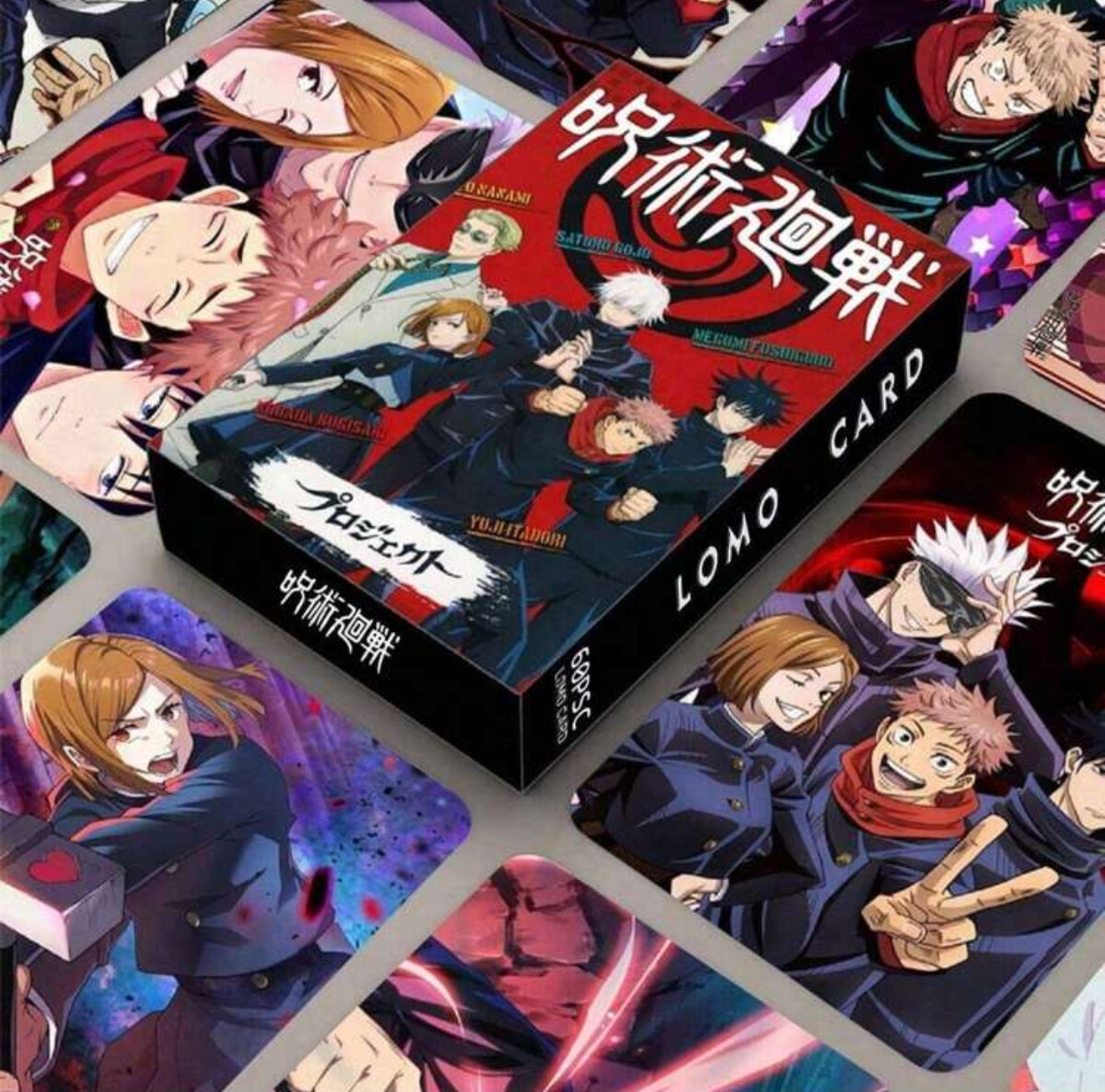 Jujutsu Kaisen Red Collectible Lumo Card Set (60pcs)