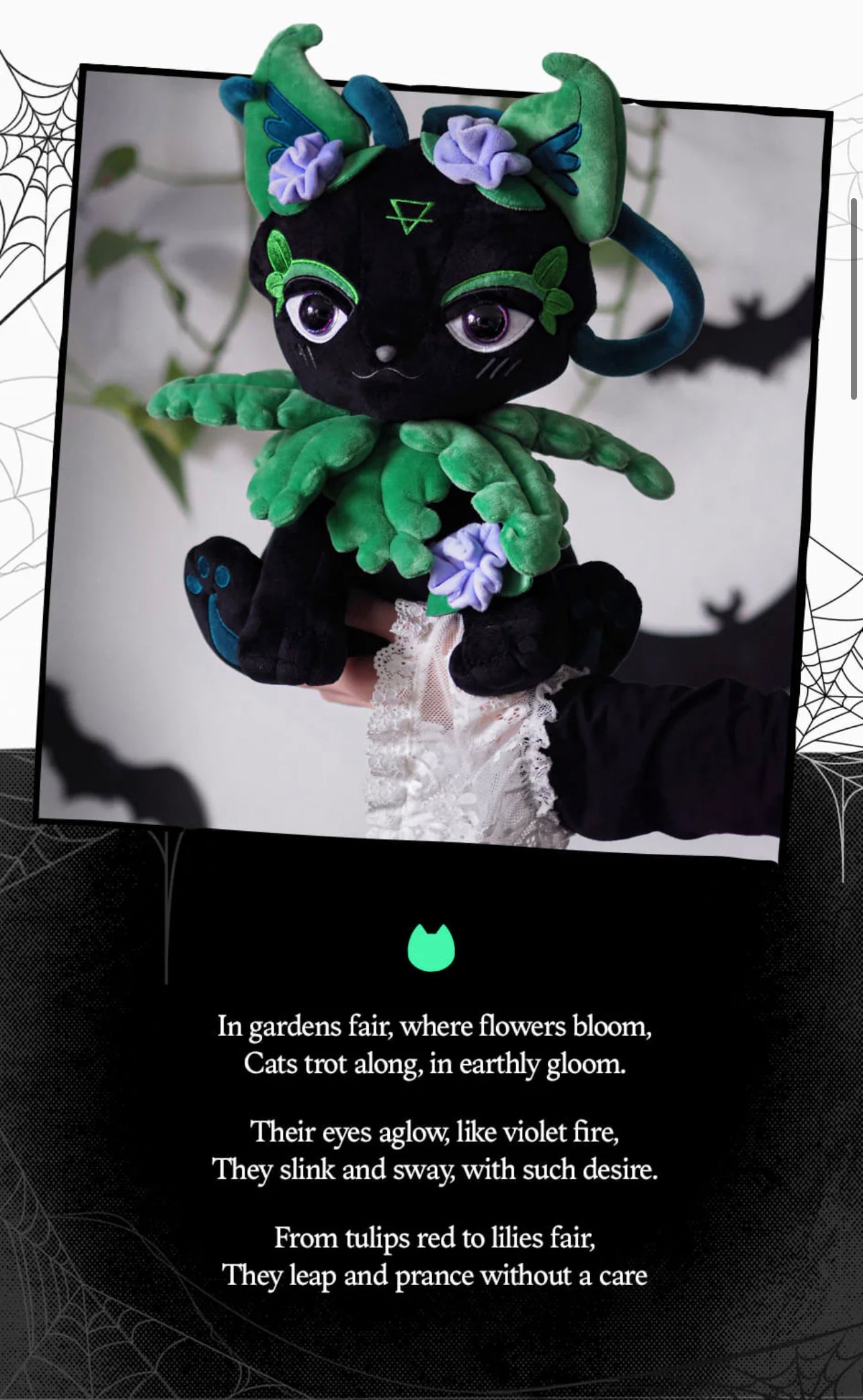 Element Cats: Earth Plush Kreeptures by Killstar – Kawaii Killmonster