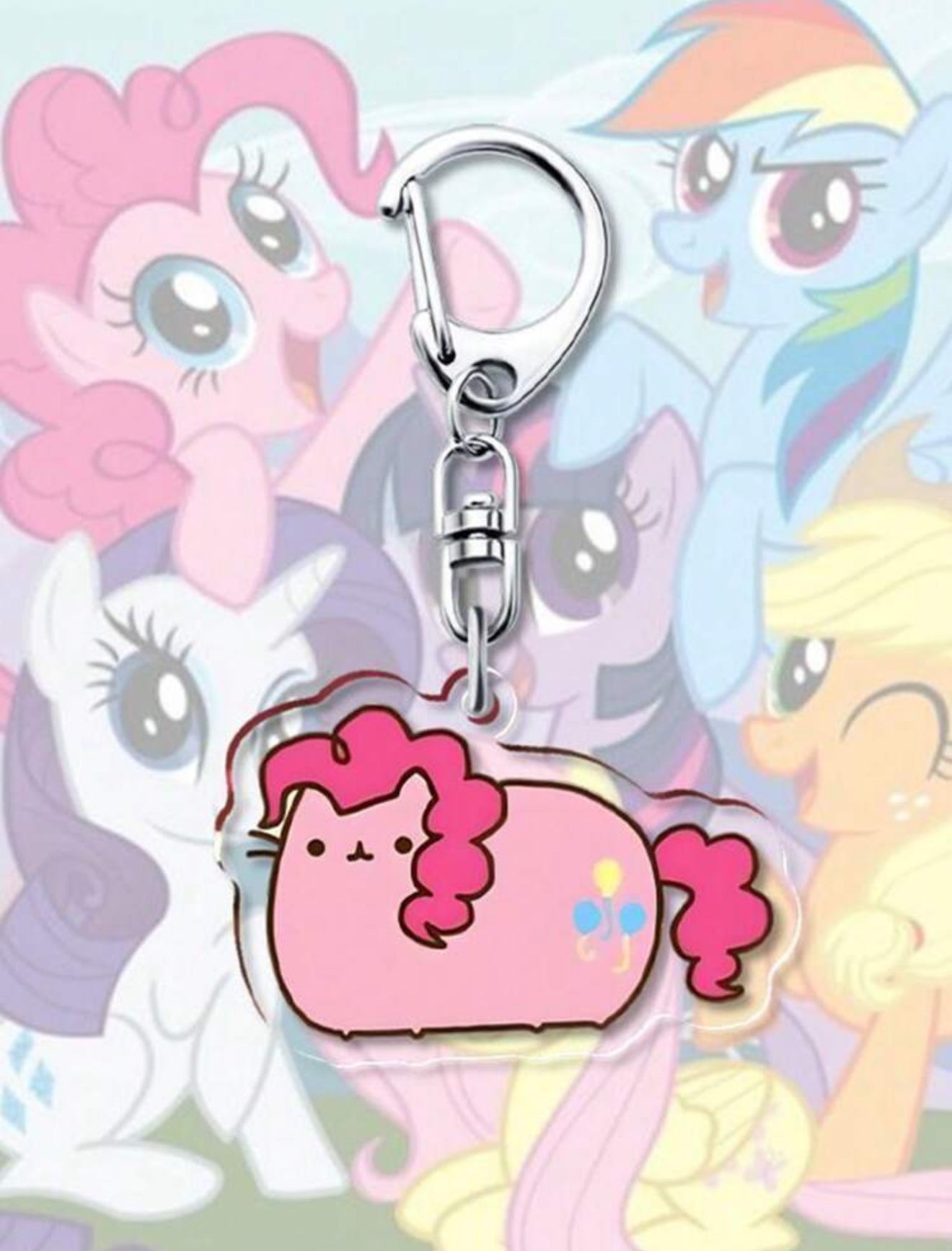 My Little Pony Chibi Parody Keychain
