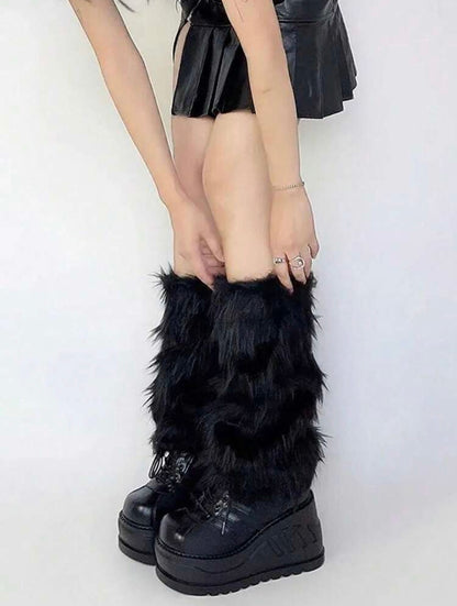 Furry Leg Warmers