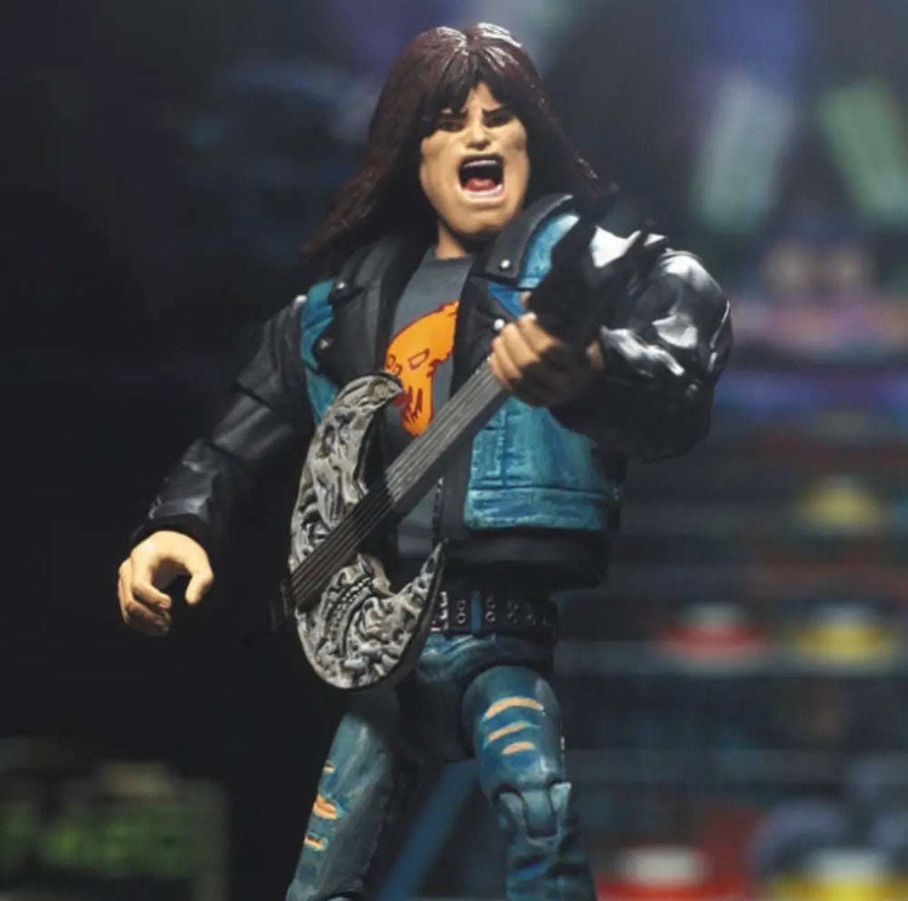 Guitar Hero Axel Steel in Alternative T-Shirt Action Figure