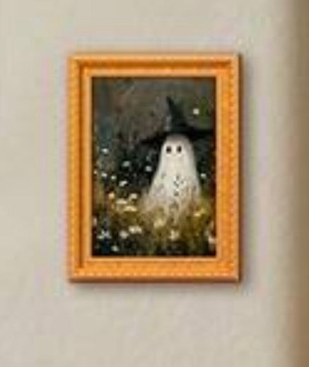 Ghost Mini Framed Print Fridge Magnet