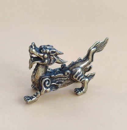 Chinese Dragon Metal Figure