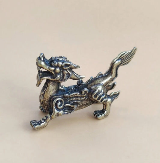 Chinese Dragon Metal Figure