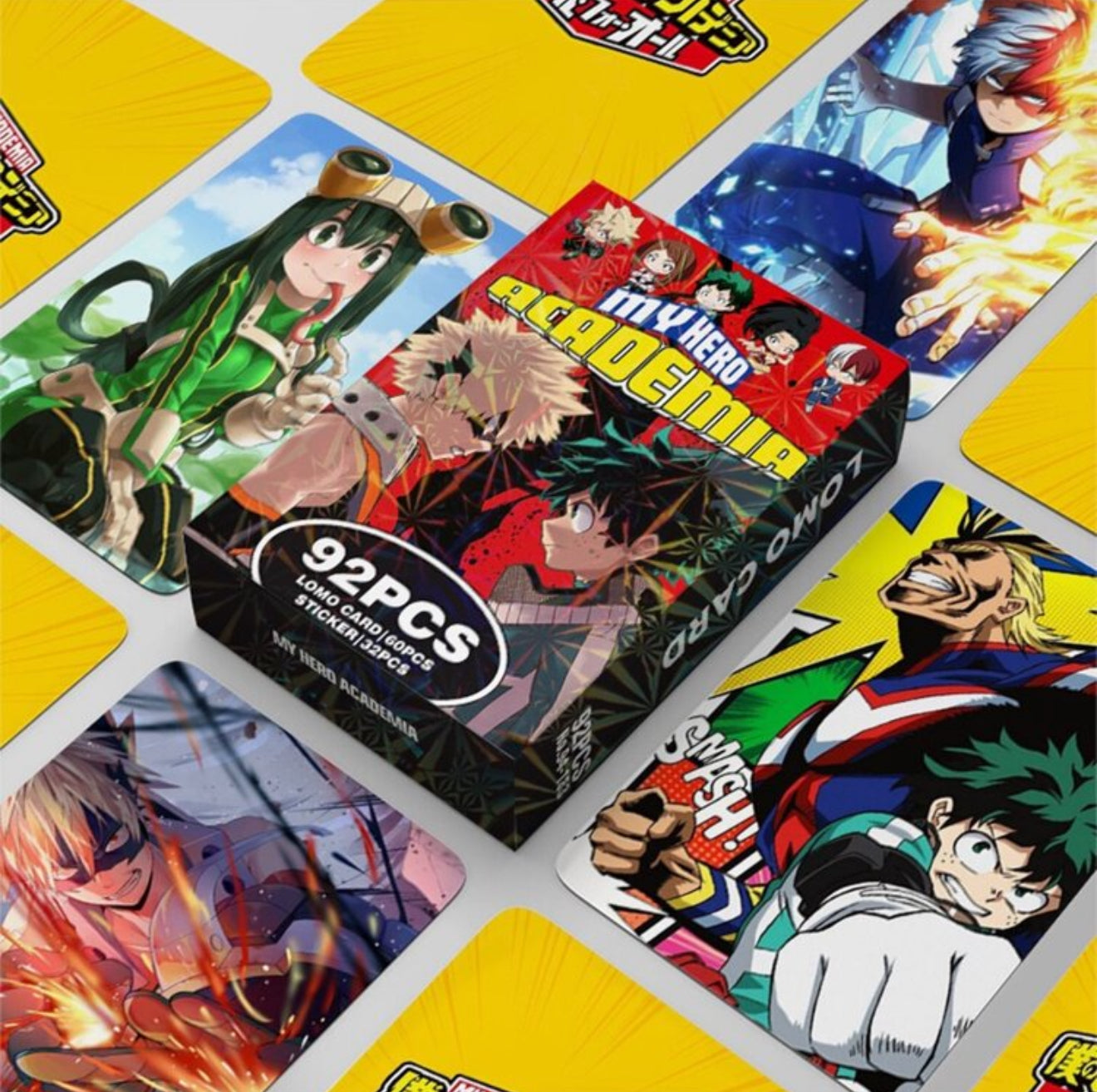 My Hero Academia Lomo Card & Sticker Set (92pcs)