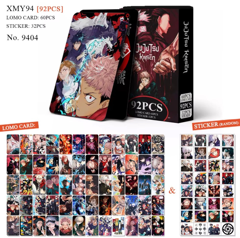 Jujutsu Kaisen Lomo Card & Sticker Pack