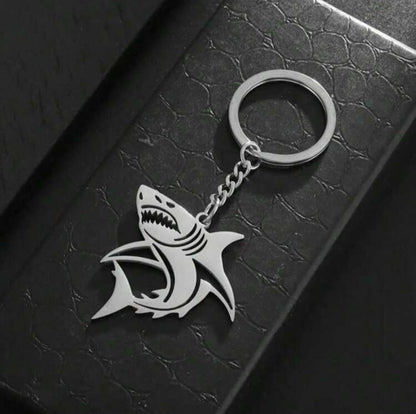 Shark Stainless Steel Keychain