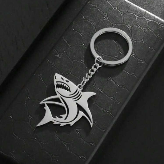 Shark Stainless Steel Keychain