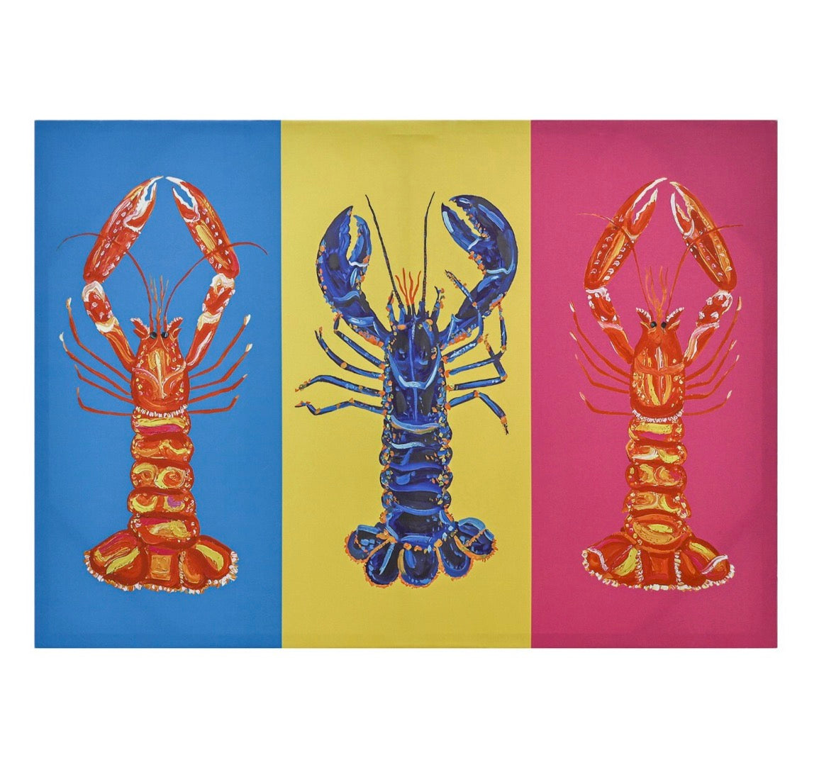 Vibrant Lobster Canvas Print