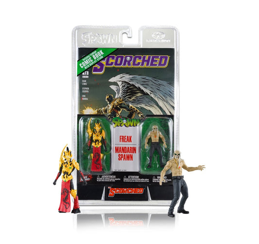 Spawn Page Punchers Freak & Mandarin Spawn 3in Action Figures