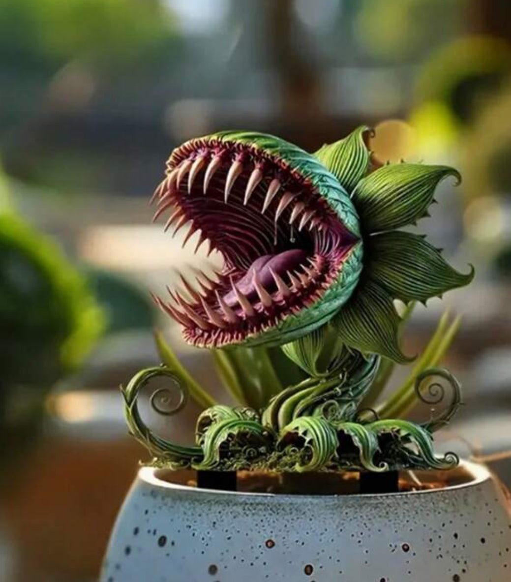 Little Shop of Horrors Audrey II Parody Acrylic Flat Plant Sign