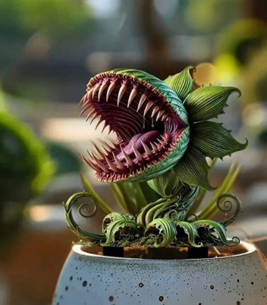 Little Shop of Horrors Audrey II Parody Acrylic Flat Plant Sign