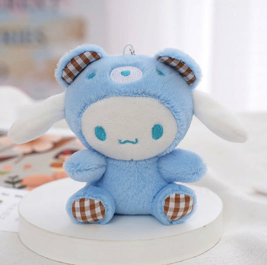 Cinnamoroll Bear Cosplay Plush Keychain