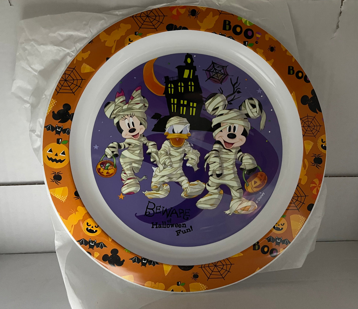 Disney Mickey and Friends Halloween Plate