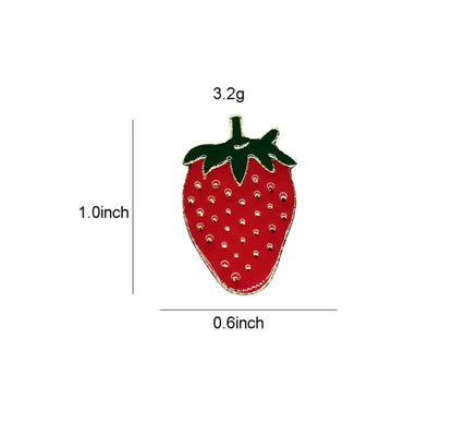 Strawberry Pin Badge