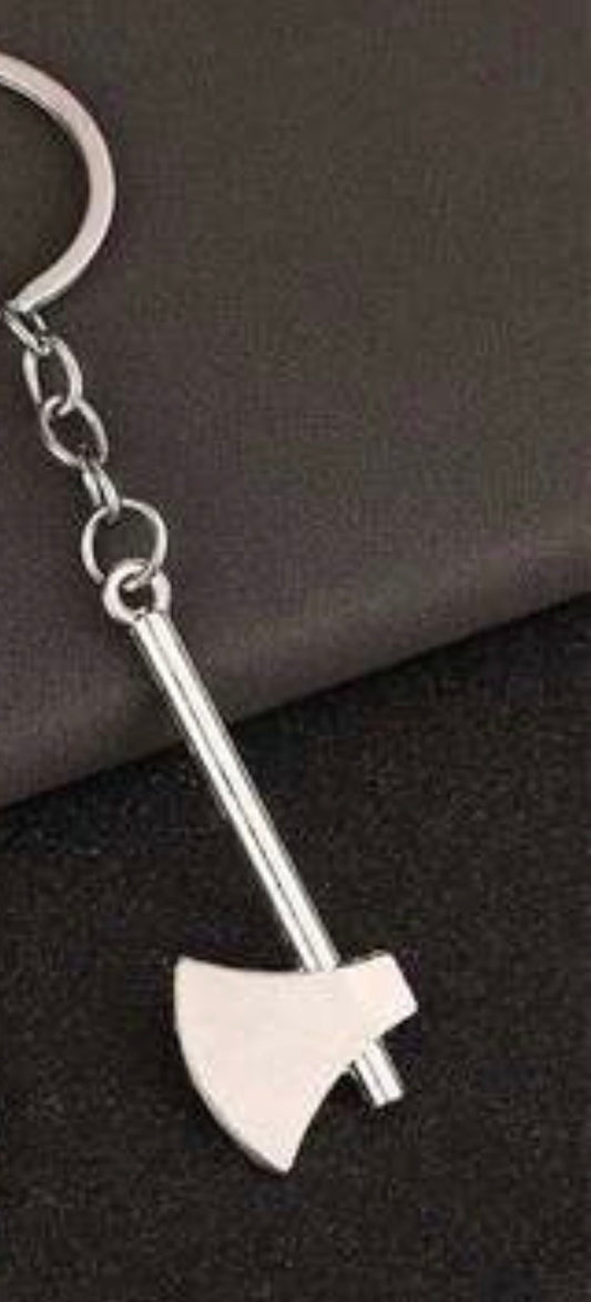 Axe Metal Keychain