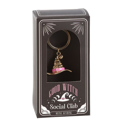 Good Witch Alloy Witch Hat Keychain