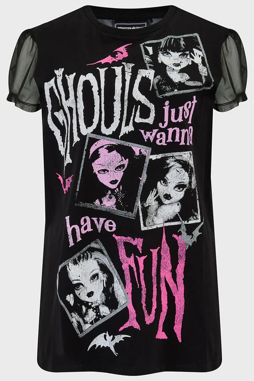 Monster High: Ghoul Friends Sheer Combo Top