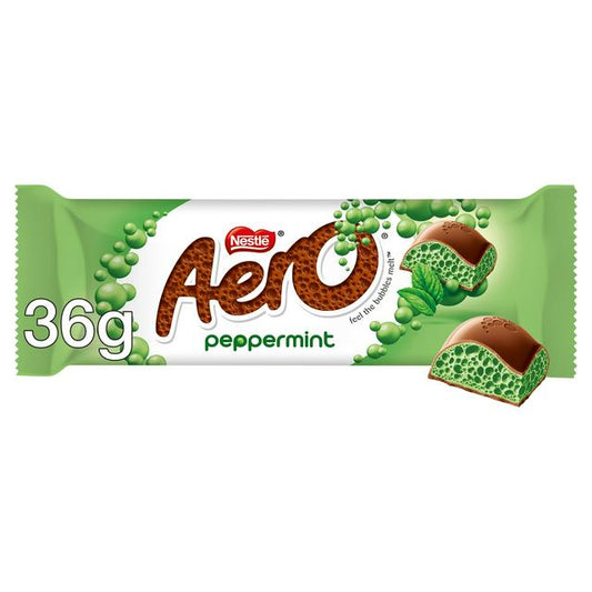 Aero Bubble Peppermint 36g Bars