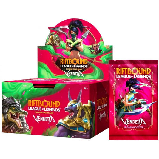 League of Legends Riftbound: Vendetta Trading Card Game Booster Pack
