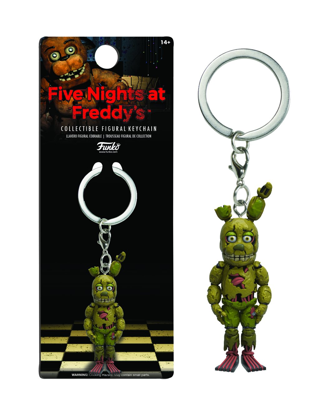 Spring Trap Keychain Five Nights at Freddy’s Spring Trap Figure Keychain – Kawaii Killmonster