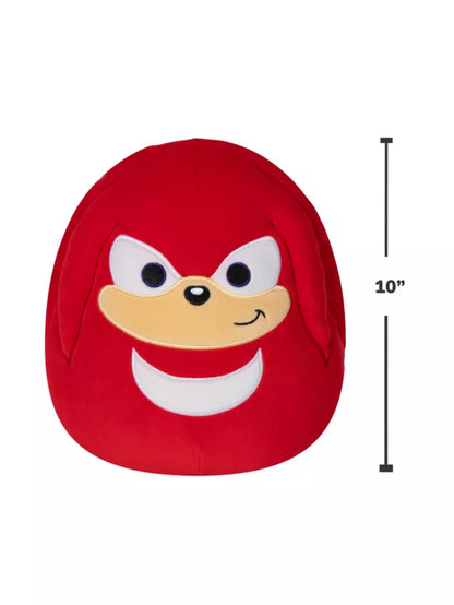 Sonic The Hedgehog Knuckles 10” Squishmallow Plush