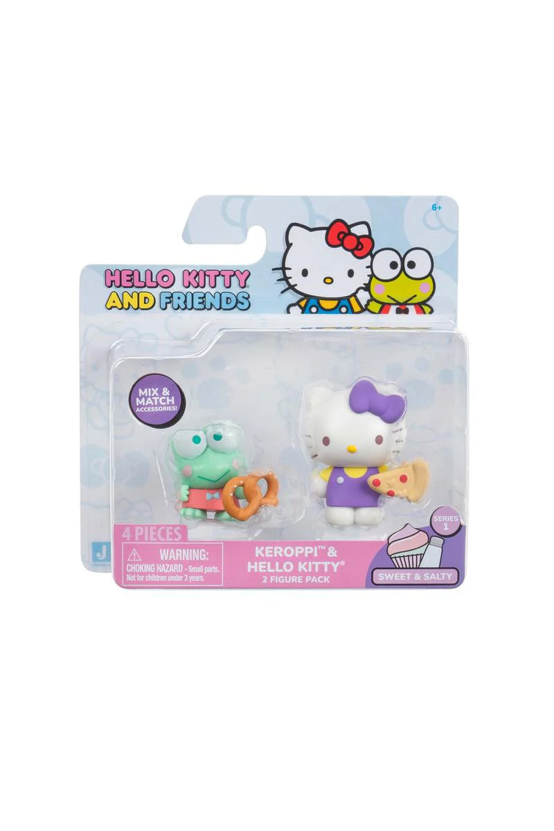 Hello Kitty and Friends Keroppi & Hello Kitty 2 Figure Pack