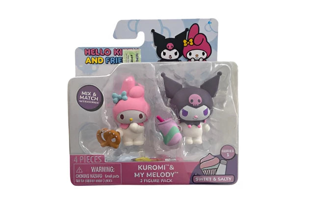 Hello Kitty and Friends My Melody & Kuromi 2 Figure Pack