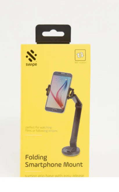 Swipe Folding Smartphone Mount Suction Base