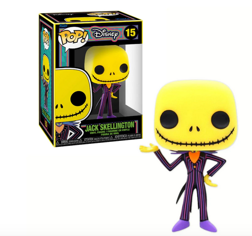 The Nightmare Before Christmas 15 Jack Skellington Blacklight Funko Pop! Vinyl Figure