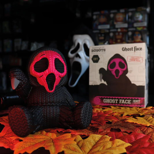 Scream Ghost Face Fluorescent Pink Edition Collectible Vinyl Figure