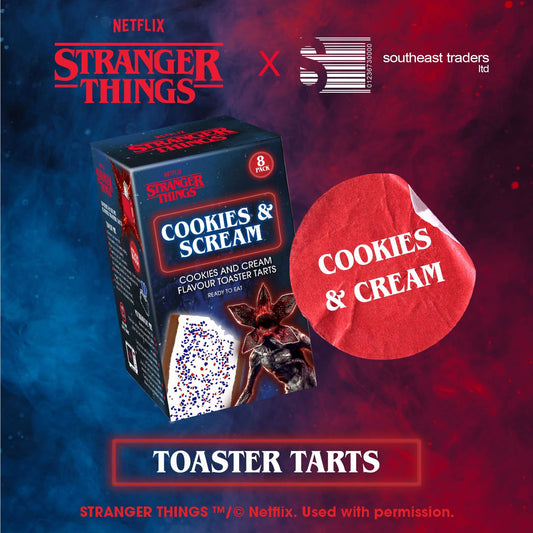 Stranger Things Cookies & Scream Toaster Tarts 8-Pack