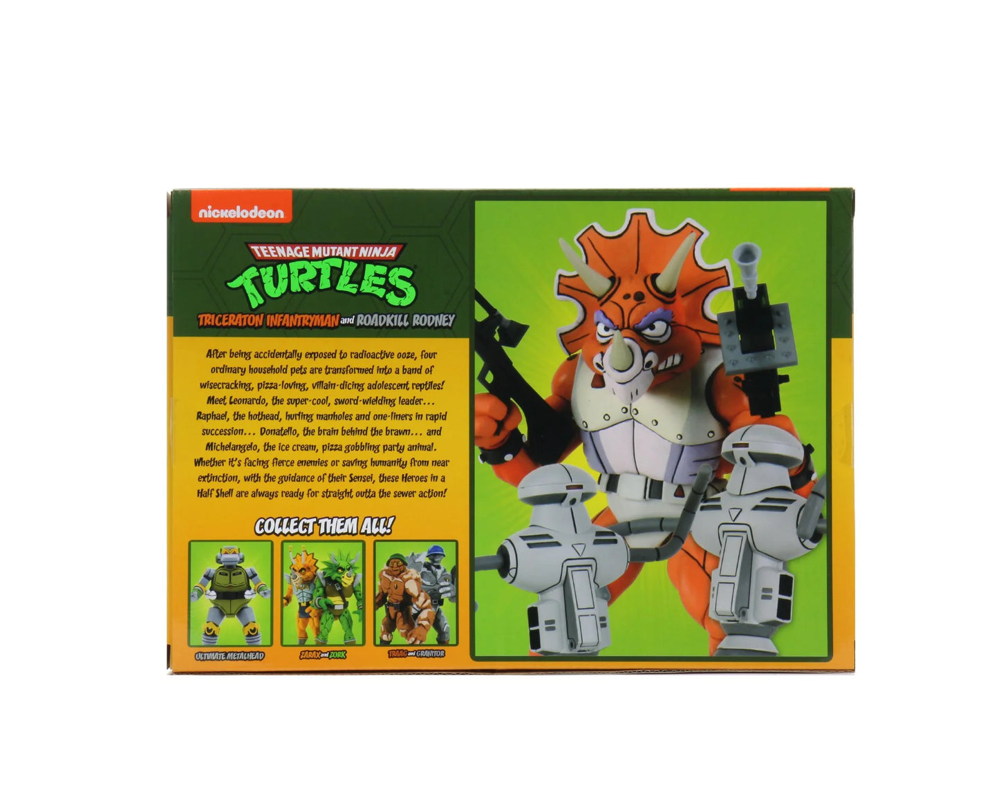 TMNT Triceratron Infantryman and Roadkill Rodney Action Figure 2-Pack