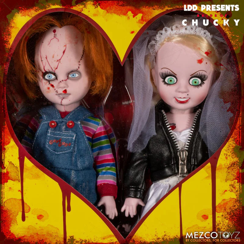 Bride of Chucky Chucky & Tiffany Living Dead Dolls 2-Pack