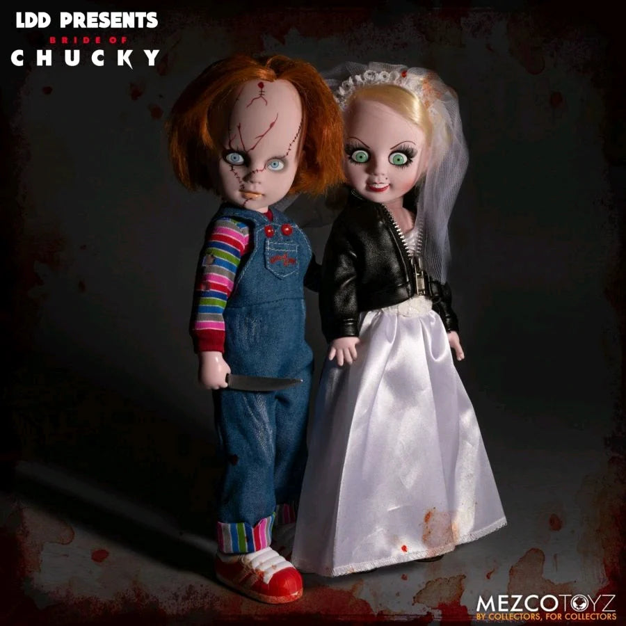 Bride of Chucky Chucky & Tiffany Living Dead Dolls 2-Pack