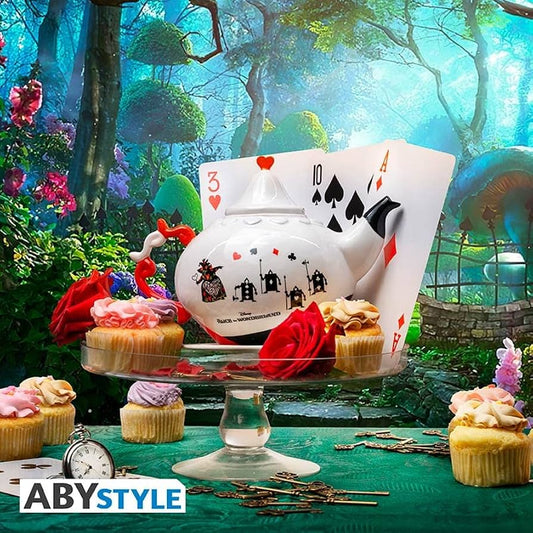 Alice in Wonderland Queen of Hearts Teapot