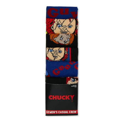 Chucky 6-Pack USA Imported Casual Crew Socks